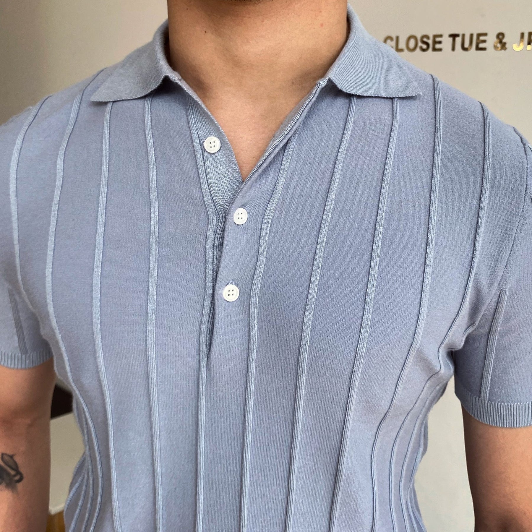 Classic Striped Polo - Timeless Elegance